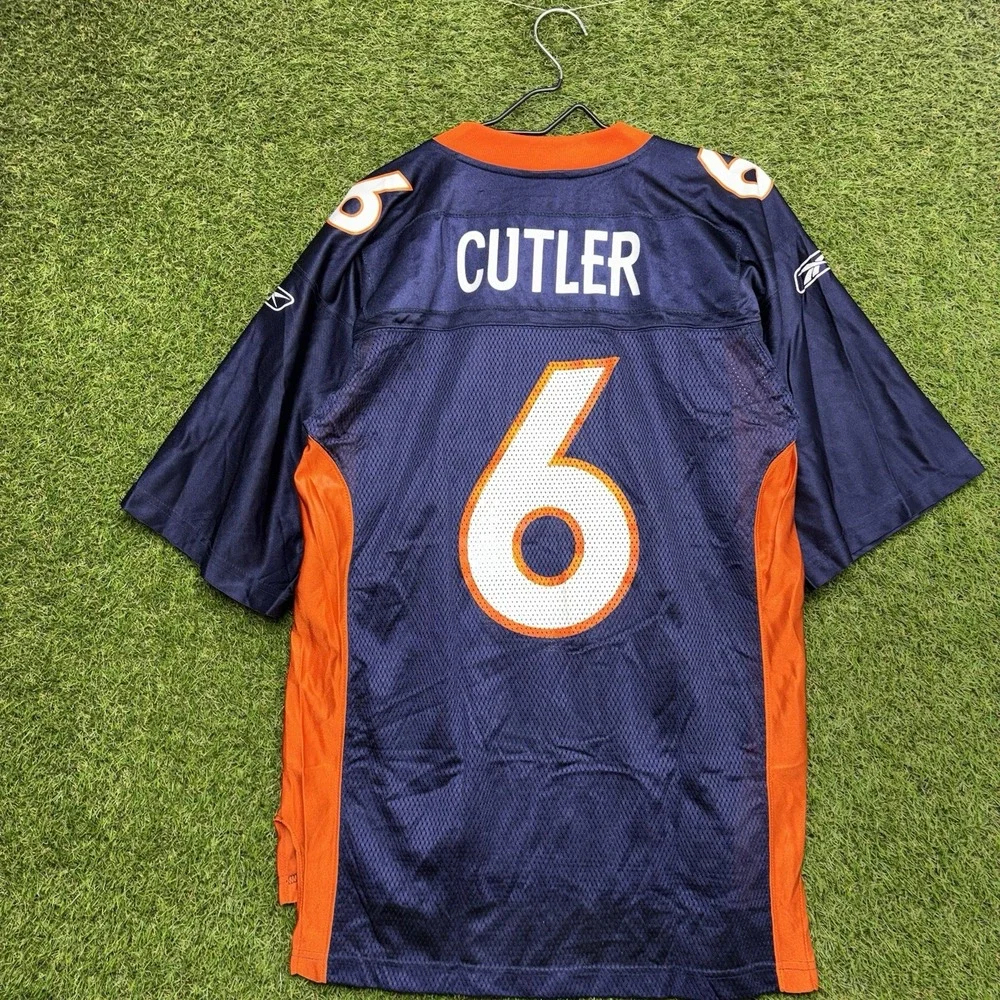 Denver Broncos Jersey Mens Medium Reebok Authentic NFL Equipment #6 JAY CUTLER